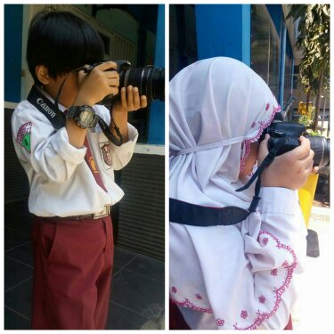 Fotografi Siswa SDM 6 Gadung Surabaya Beraksi