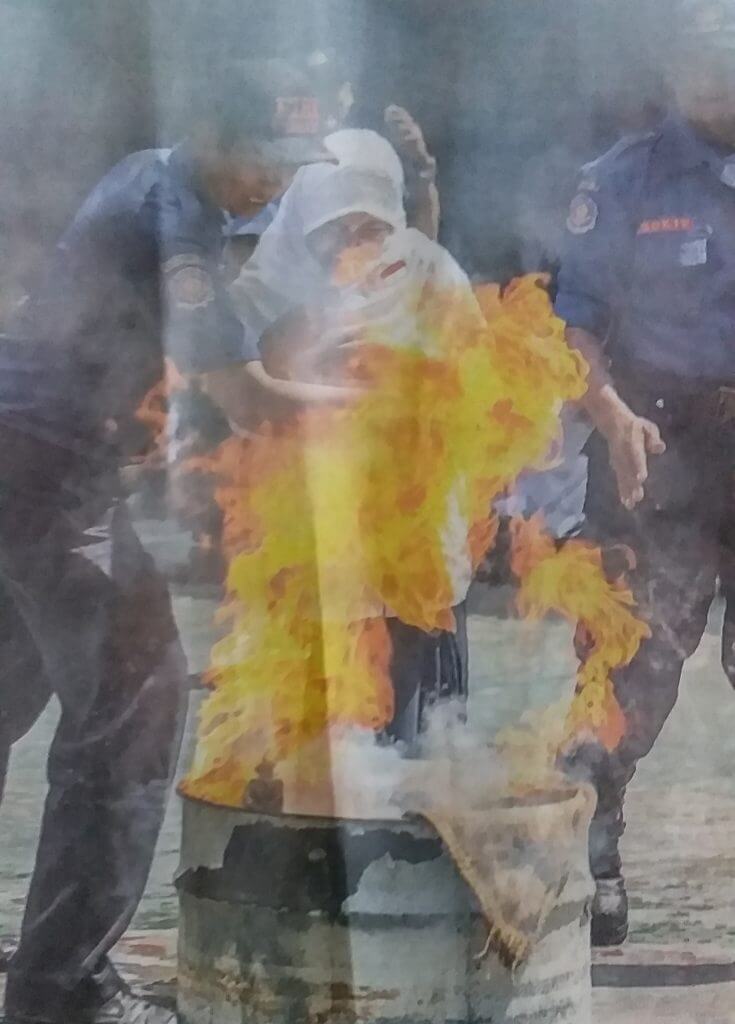 Aksi Dramatis Tanggap Damkar