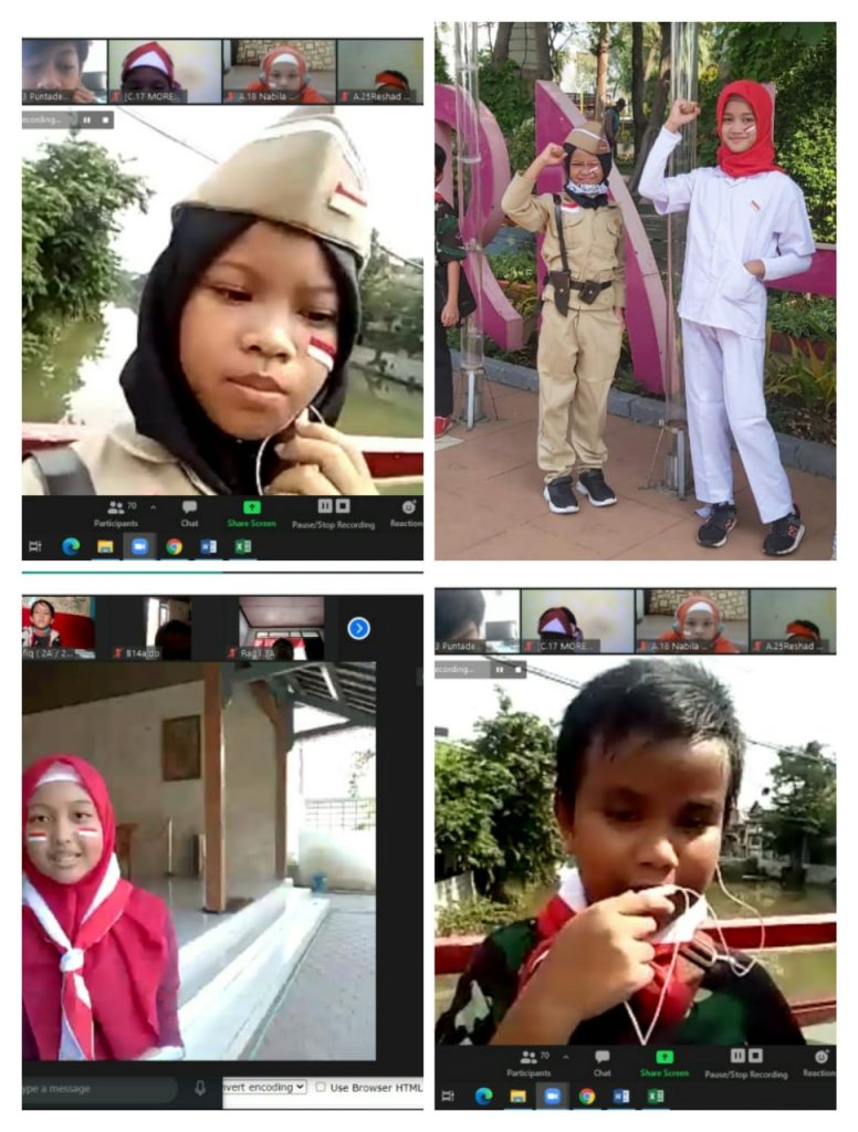 Peringati Hari Pahlawan, Siswa SD Muhammadiyah 6 Live Streaming di 4 tempat bersejarah.