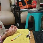 Gybran Azzam Pratama Siswa Kelas I ICP sedang mengikuti Uji Soal Matematika Suprarasional