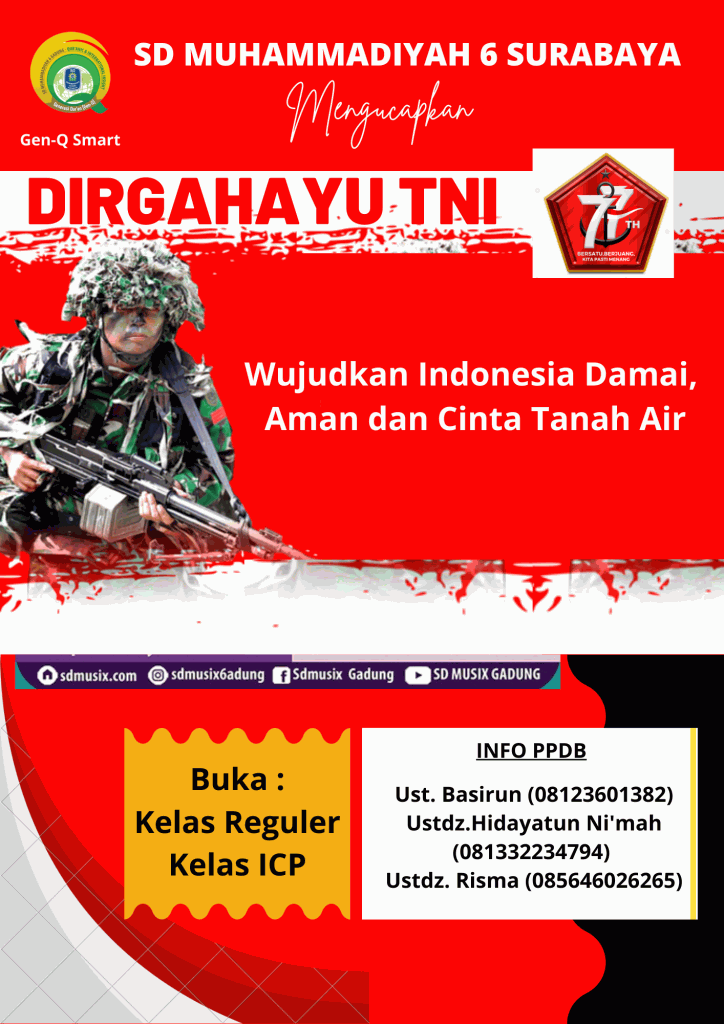 SELAMAT HUT TNI  KE 77 Th.