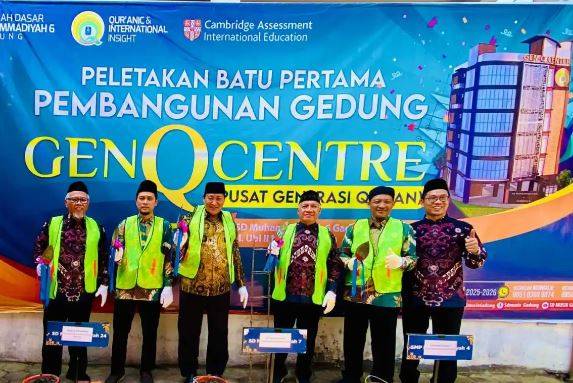 Peletakan Batu Pertama, SD Musix Bangun Gedung Gen-Q